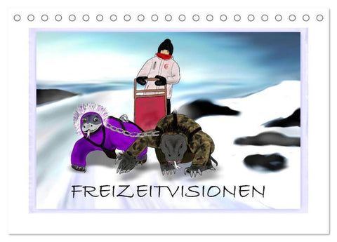 Freizeitvisionen (Tischkalender 2026 DIN A5 quer), CALVENDO Monatskalender