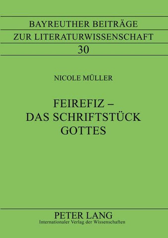 Feirefiz – Das Schriftstück Gottes