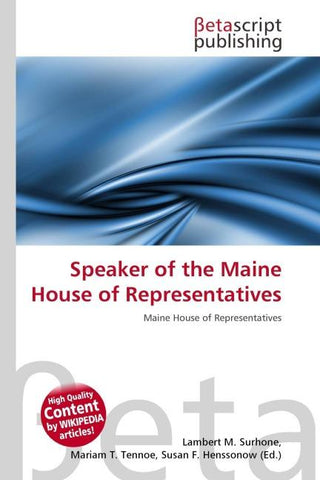 Speaker of the Maine House of Representatives