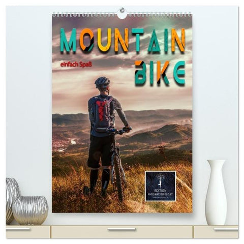 Mountainbike - einfach Spaß (hochwertiger Premium Wandkalender 2026 DIN A2 hoch), Kunstdruck in Hochglanz