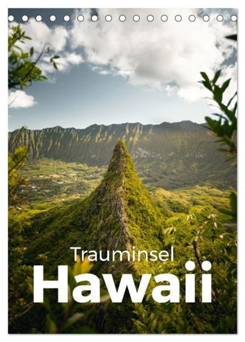 Trauminsel Hawaii (Tischkalender 2026 DIN A5 hoch), CALVENDO Monatskalender