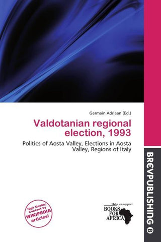 Valdotanian regional election, 1993