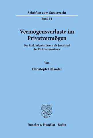 Vermögensverluste im Privatvermögen.