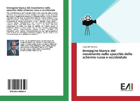Immagine bianca del movimento nello specchio dello schermo russo e occidentale