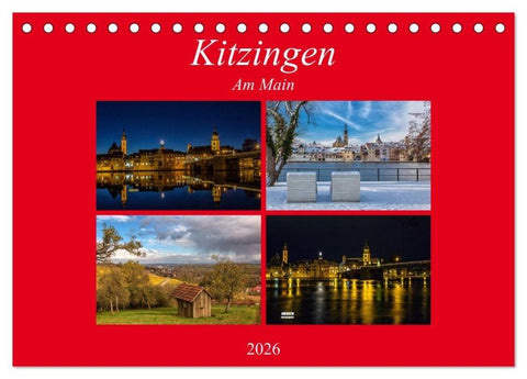 Kitzingen am Main (Tischkalender 2026 DIN A5 quer), CALVENDO Monatskalender