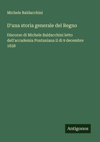 D'una storia generale del Regno