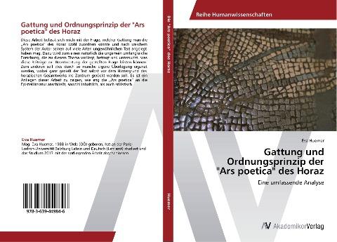 Gattung und Ordnungsprinzip der  "Ars poetica" des Horaz