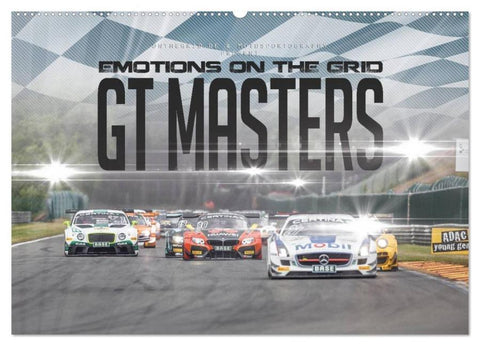 EMOTIONS ON THE GRID - GT Masters (Wandkalender 2026 DIN A2 quer), CALVENDO Monatskalender