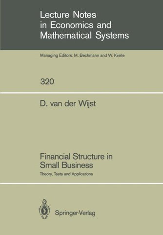 Financial Structure in Small Business