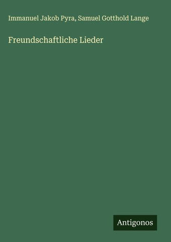 Freundschaftliche Lieder