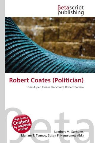 Robert Coates (Politician)