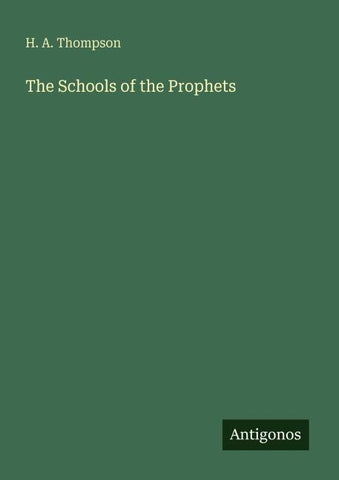 The Schools of the Prophets