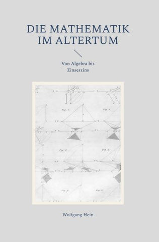 Die Mathematik im Altertum