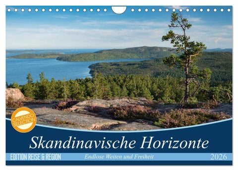 Skandinavische Horizonte (Wandkalender 2026 DIN A4 quer), CALVENDO Monatskalender