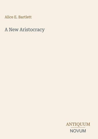 A New Aristocracy