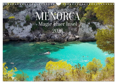 MENORCA Magie einer Insel (Wandkalender 2026 DIN A3 quer), CALVENDO Monatskalender