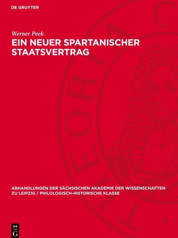 Ein Neuer spartanischer Staatsvertrag