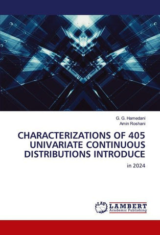 CHARACTERIZATIONS OF 405 UNIVARIATE CONTINUOUS DISTRIBUTIONS INTRODUCE