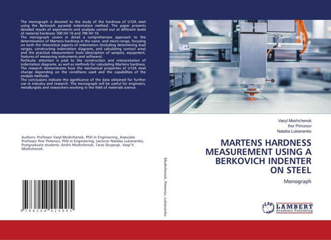 MARTENS HARDNESS MEASUREMENT USING A BERKOVICH INDENTER ON STEEL