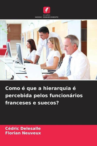Como é que a hierarquia é percebida pelos funcionários franceses e suecos?
