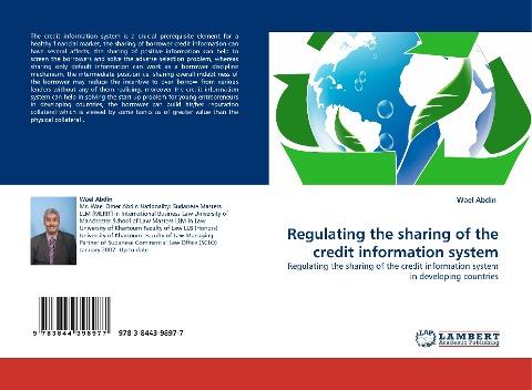 Regulating the sharing of the credit information system