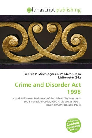 Crime and Disorder Act 1998
