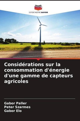 Considérations sur la consommation d'énergie d'une gamme de capteurs agricoles