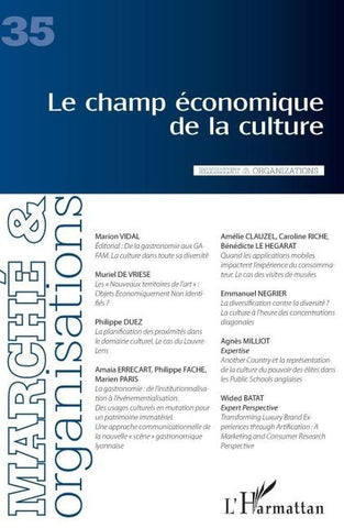 Le champ économique de la culture
