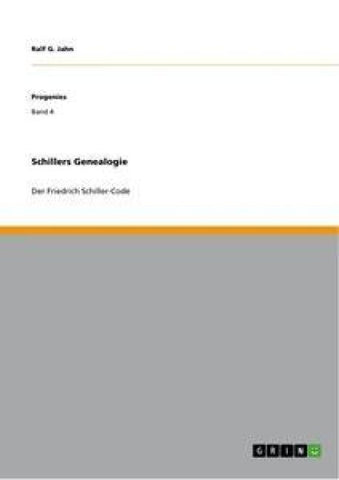 Schillers Genealogie
