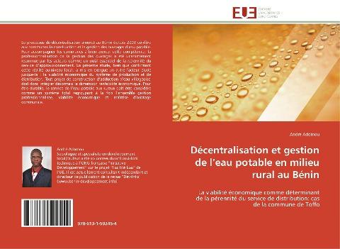 Décentralisation et gestion de l'eau potable en milieu rural au Bénin
