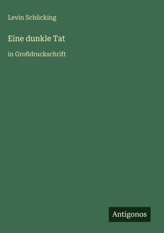Eine dunkle Tat
