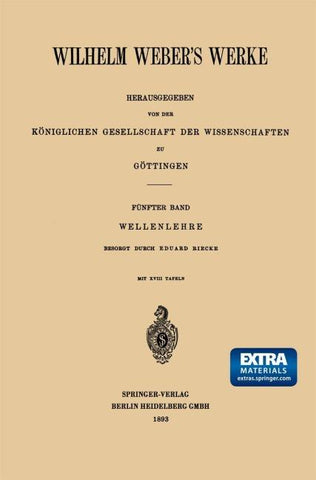 Wilhelm Weber’s Werke