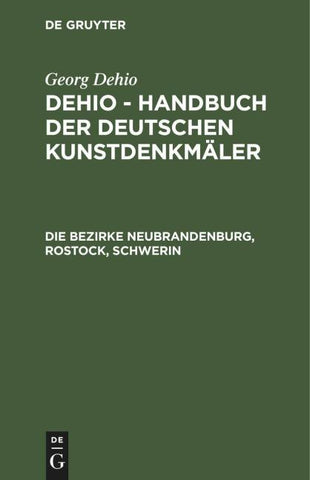 Die Bezirke Neubrandenburg, Rostock, Schwerin