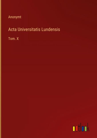 Acta Universitatis Lundensis