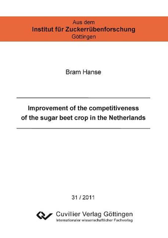 Improvement of the competitiveness of the sugar beet crop in the Netherlands
