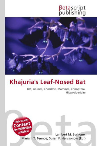 Khajuria's Leaf-Nosed Bat