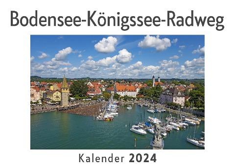Bodensee-Königssee-Radweg (Wandkalender 2024, Kalender DIN A4 quer, Monatskalender im Querformat mit Kalendarium, Das perfekte Geschenk)