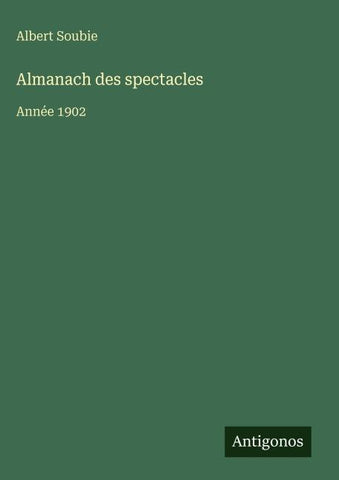 Almanach des spectacles