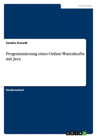 Programmierung eines Online-Warenkorbs mit Java