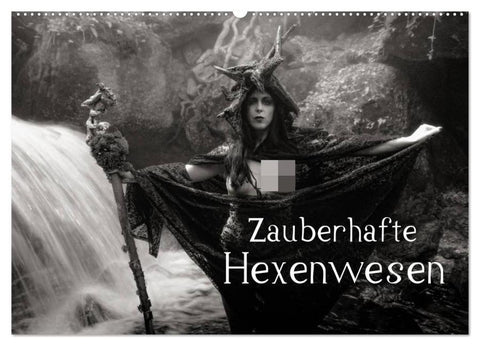 Zauberhafte Hexenwesen (Wandkalender 2026 DIN A2 quer), CALVENDO Monatskalender