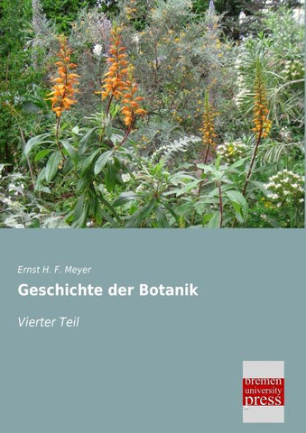 Geschichte der Botanik