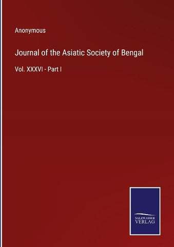 Journal of the Asiatic Society of Bengal