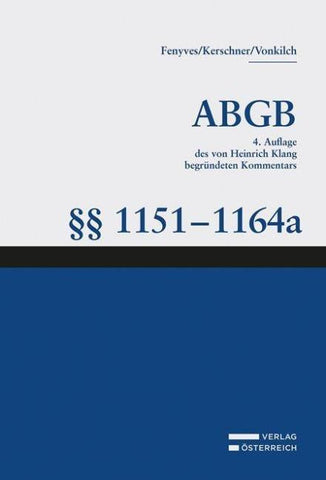 Großkommentar zum ABGB - Klang Kommentar