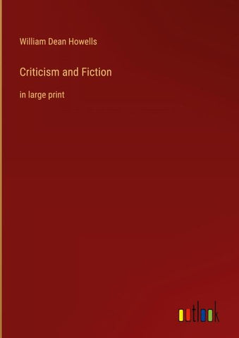 Criticism and Fiction