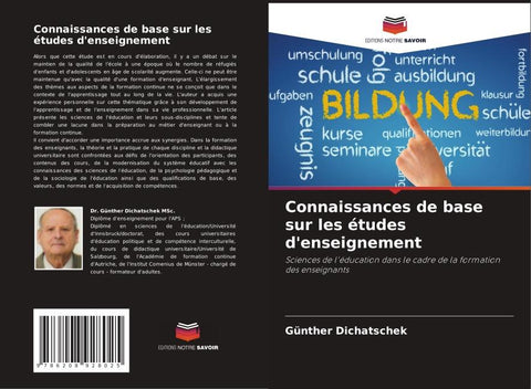 Connaissances de base sur les études d'enseignement