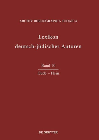 Lexikon deutsch-jüdischer Autoren / Güde-Hein