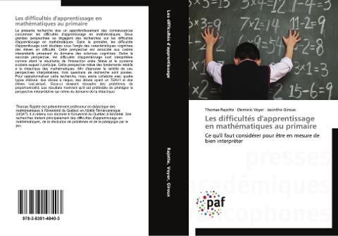 Les difficultés d'apprentissage en mathématiques au primaire