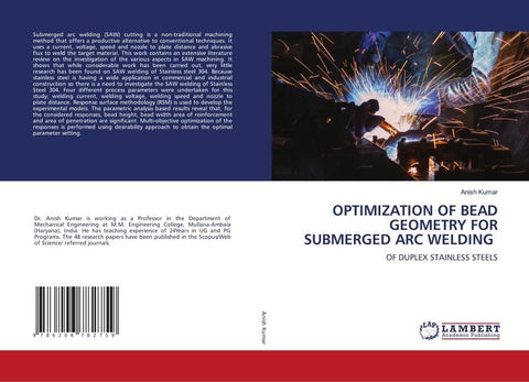 OPTIMIZATION OF BEAD GEOMETRY FOR SUBMERGED ARC WELDING
