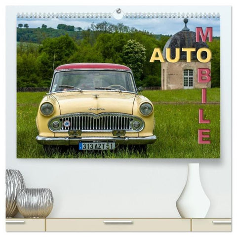 AUTO MOBILE (Calendrier mural 2026 DIN A2 vertical) calendrier de bureau