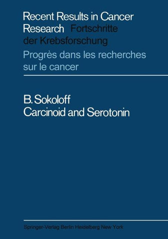 Carcinoid and Serotonin